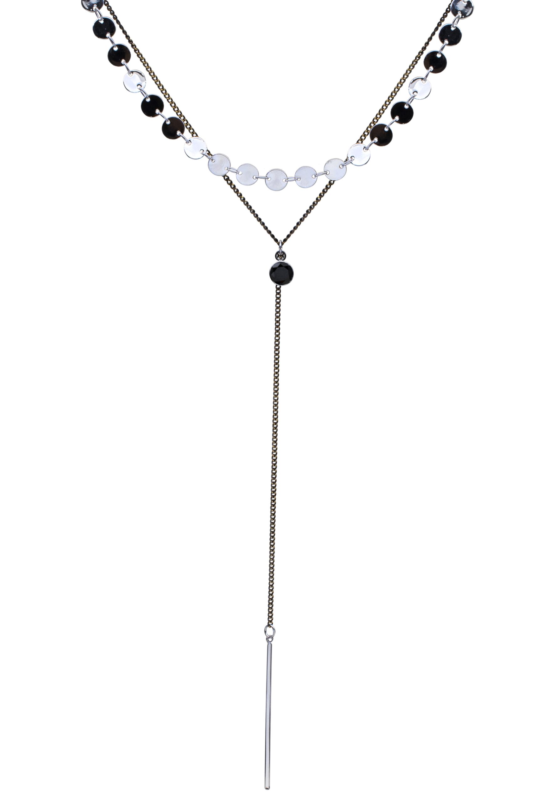 Elina black (On silver)