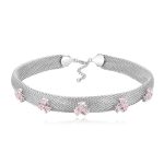 Gigia Necklace on Pink